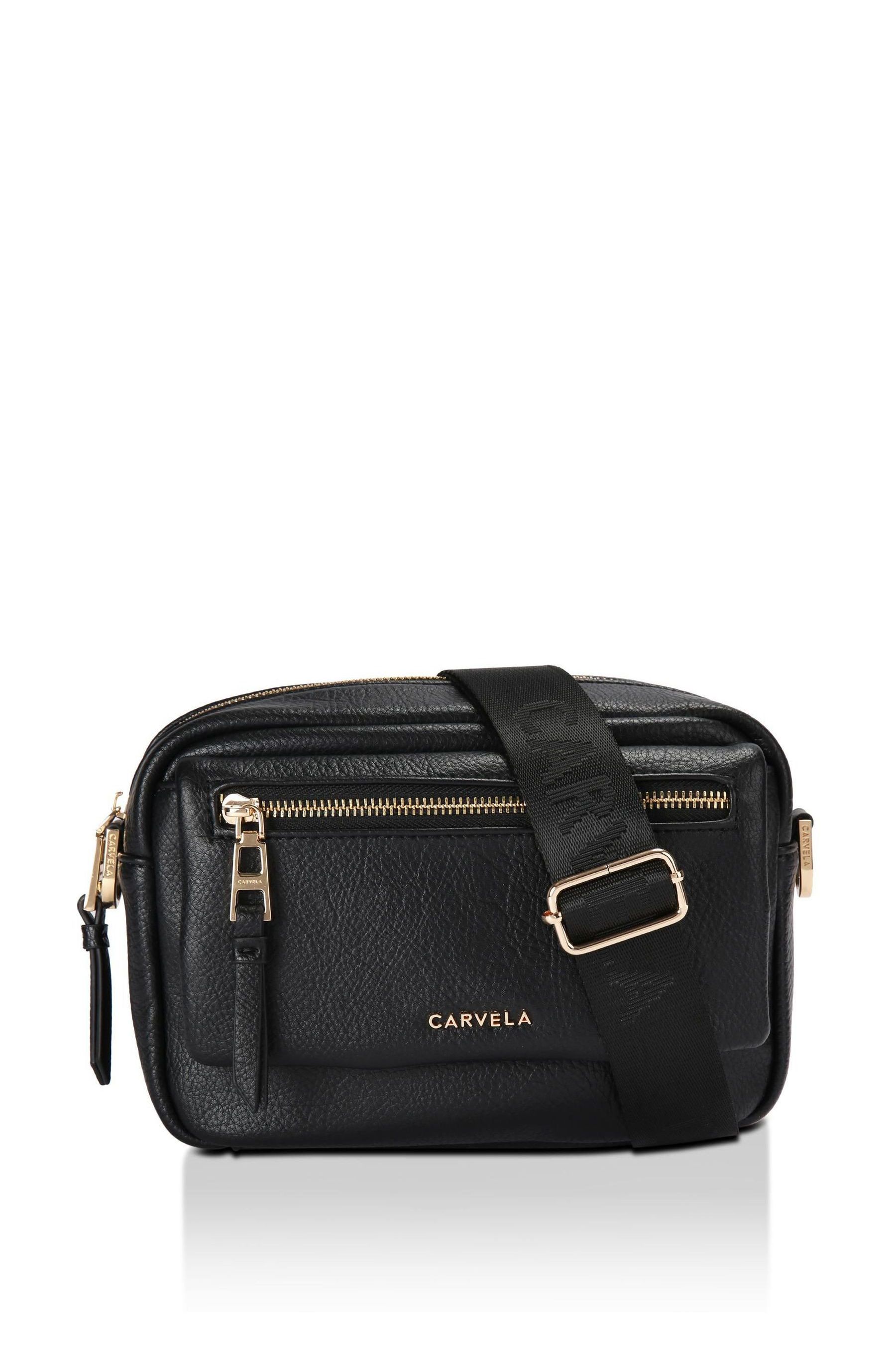 Carvela Black Maddy Camera Bag