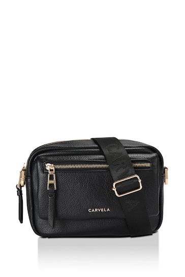 Carvela Black Maddy Camera Bag