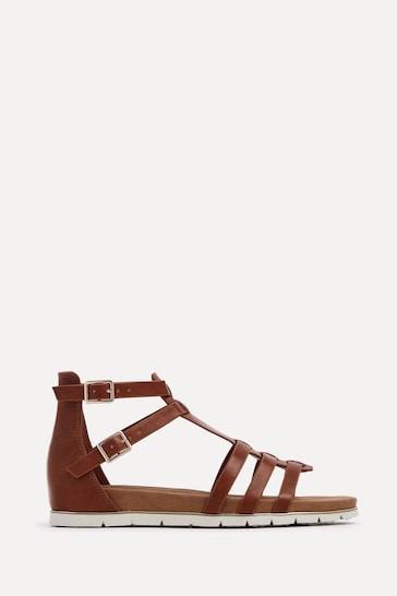 Linzi Brown Tour Closed Back Gladiator Style Sandals