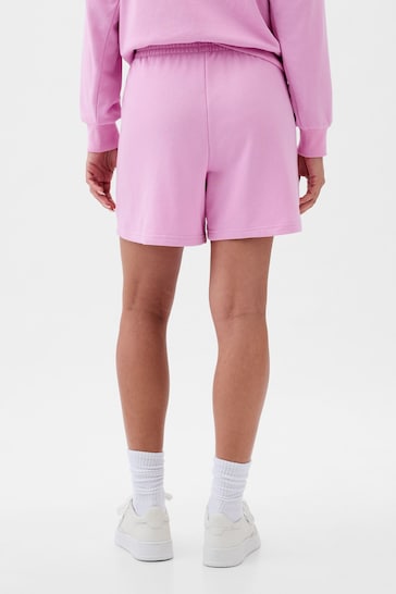 Gap Pink Pull On Logo Jogger Shorts
