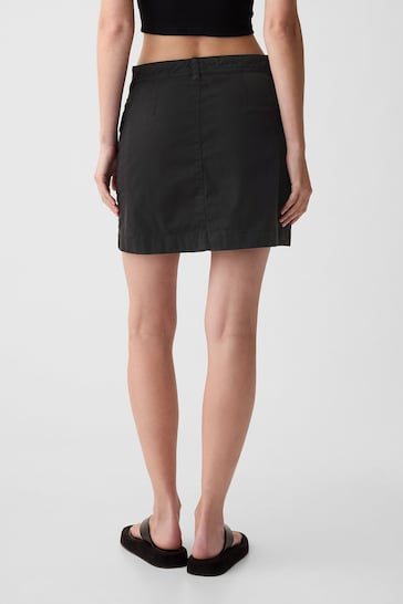 Gap Black Cargo Mini Skirt