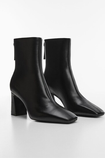 Buy Mango Zipper Fastening Booties from the Next UK online shop