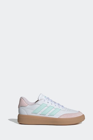 adidas raleigh Cream White Courtblock Shoes