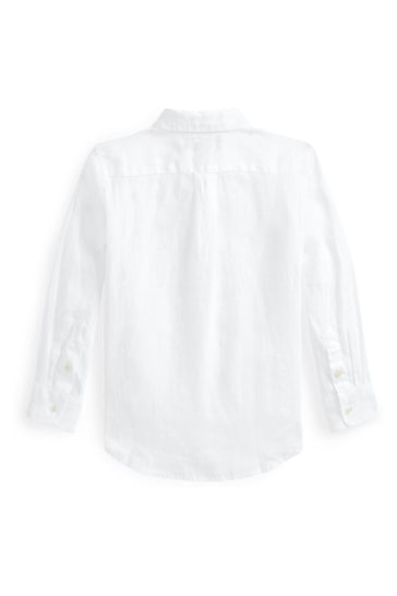 Polo Ralph Lauren Boys Linen Long Sleeve Shirt