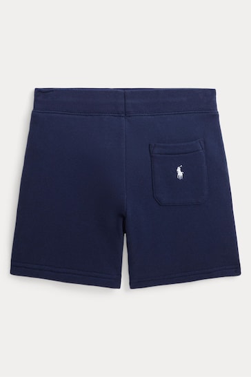 Polo Gebreide Ralph Lauren Boys Navy Logo Spa Terry Shorts