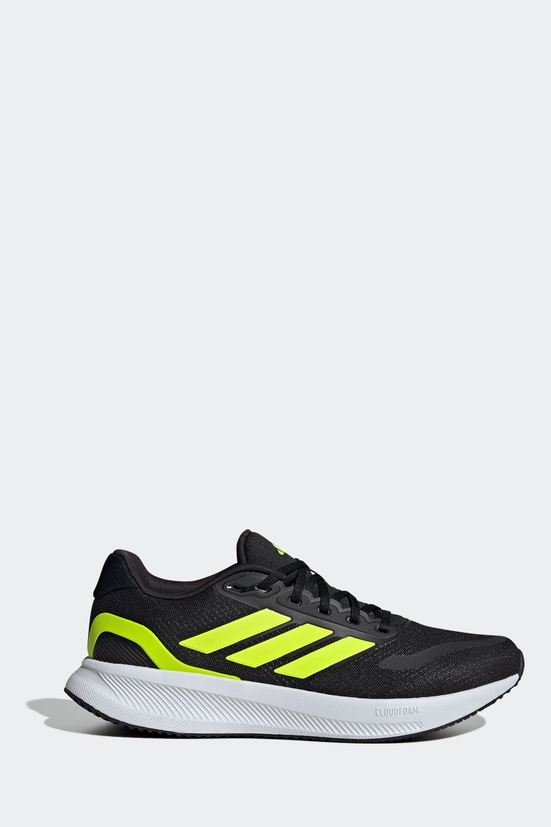 Black and yellow adidas running shoes online