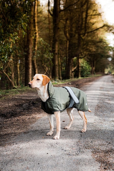 Danish Designs Khaki Green 2-In-1 Ultimate Dog Coat