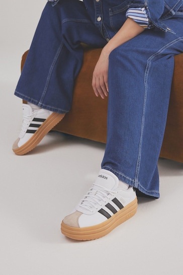 adidas Off White Vl Court Bold Trainers