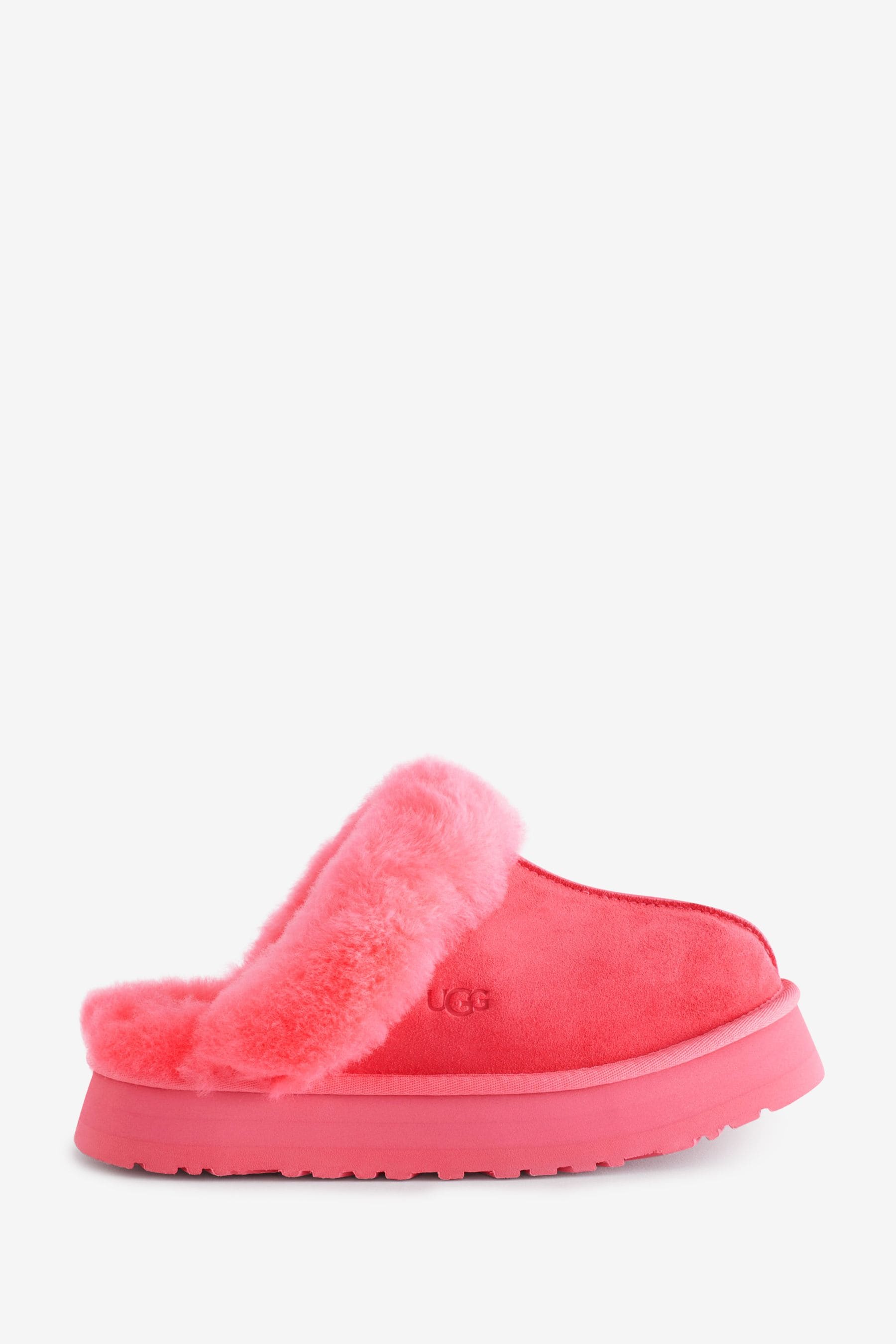 UGG Pink Disquette Slippers