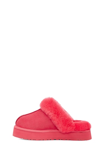 UGG Pink Disquette Slippers