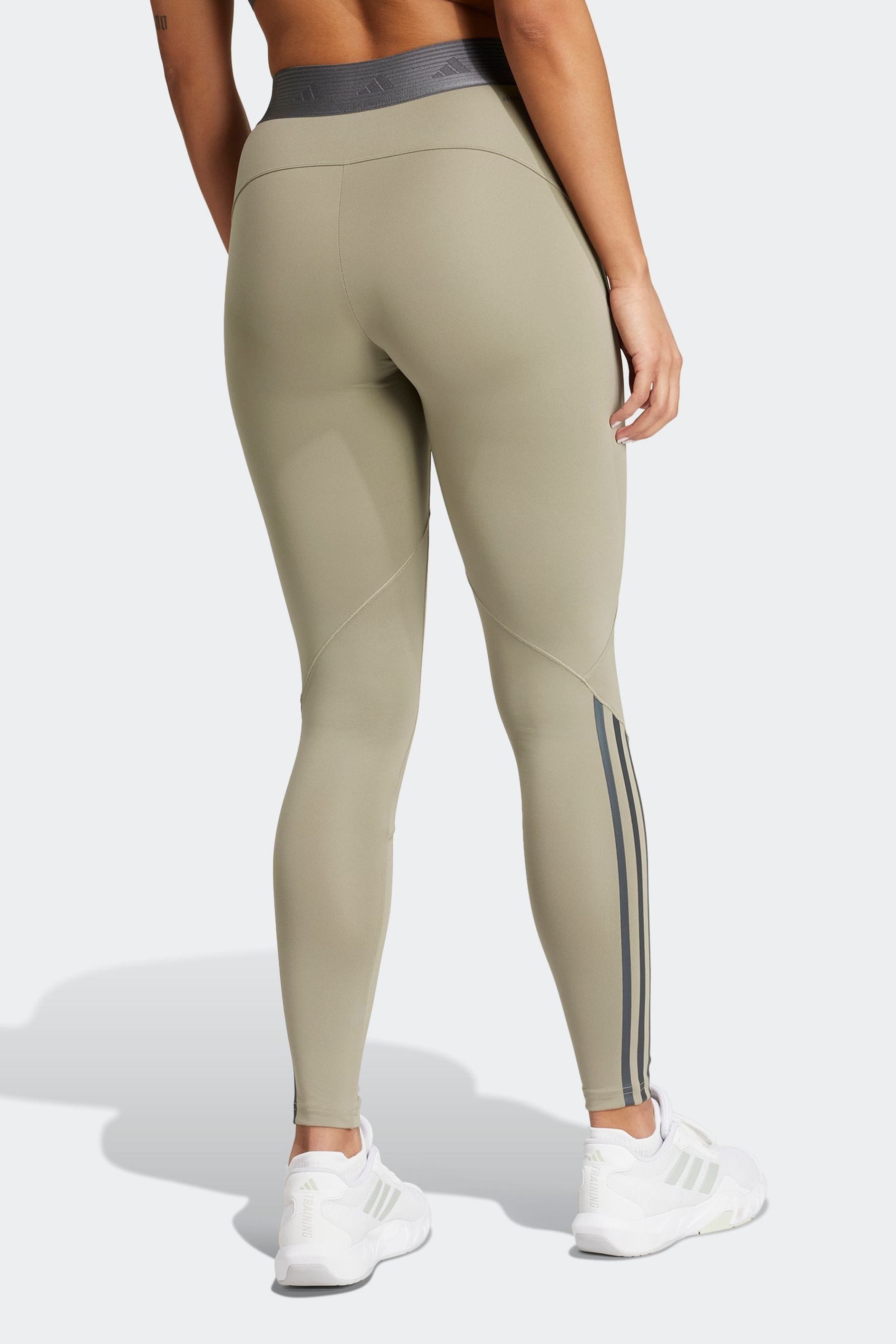 Womens green adidas leggings on sale