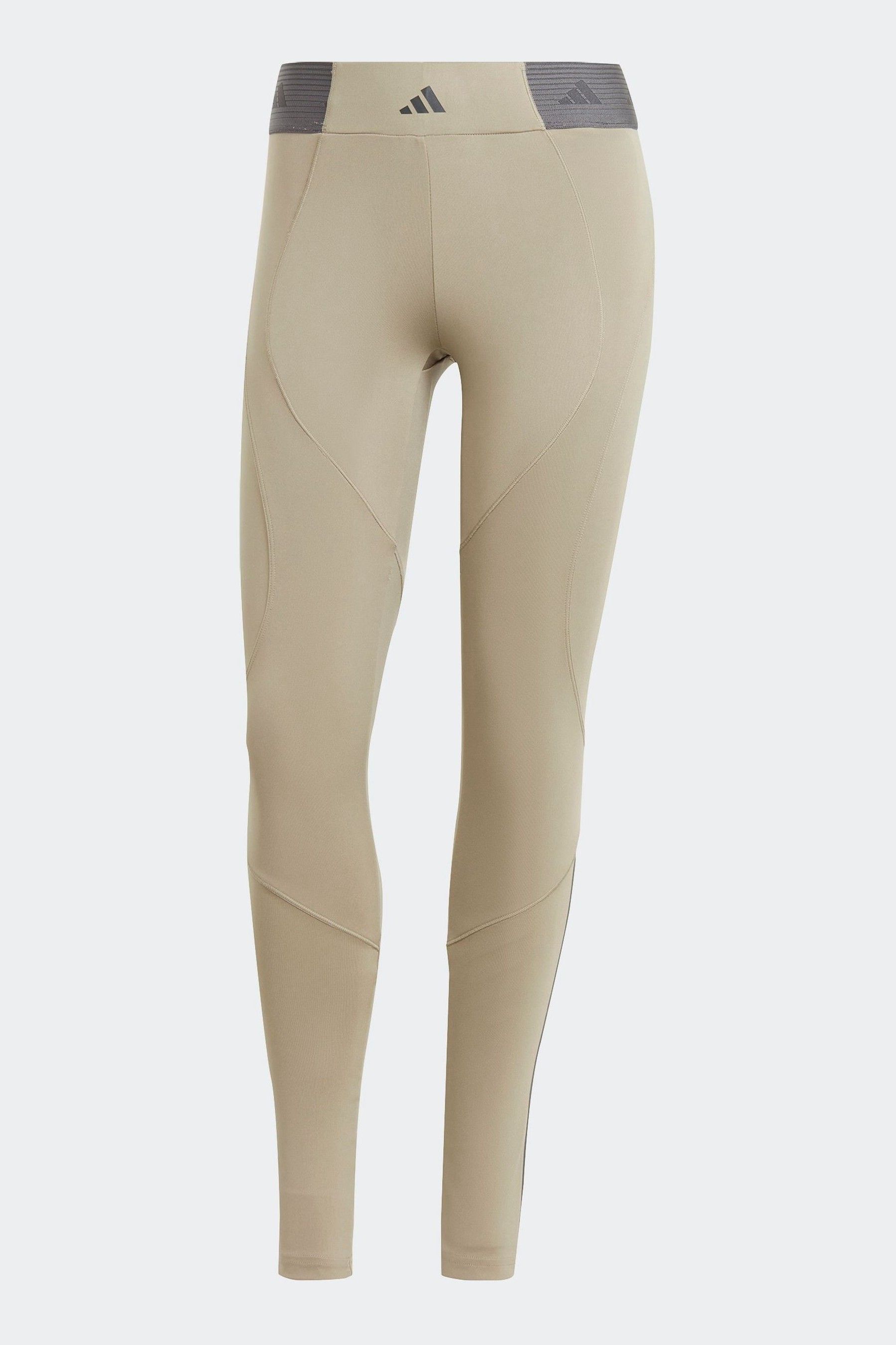 Khaki adidas leggings womens best sale