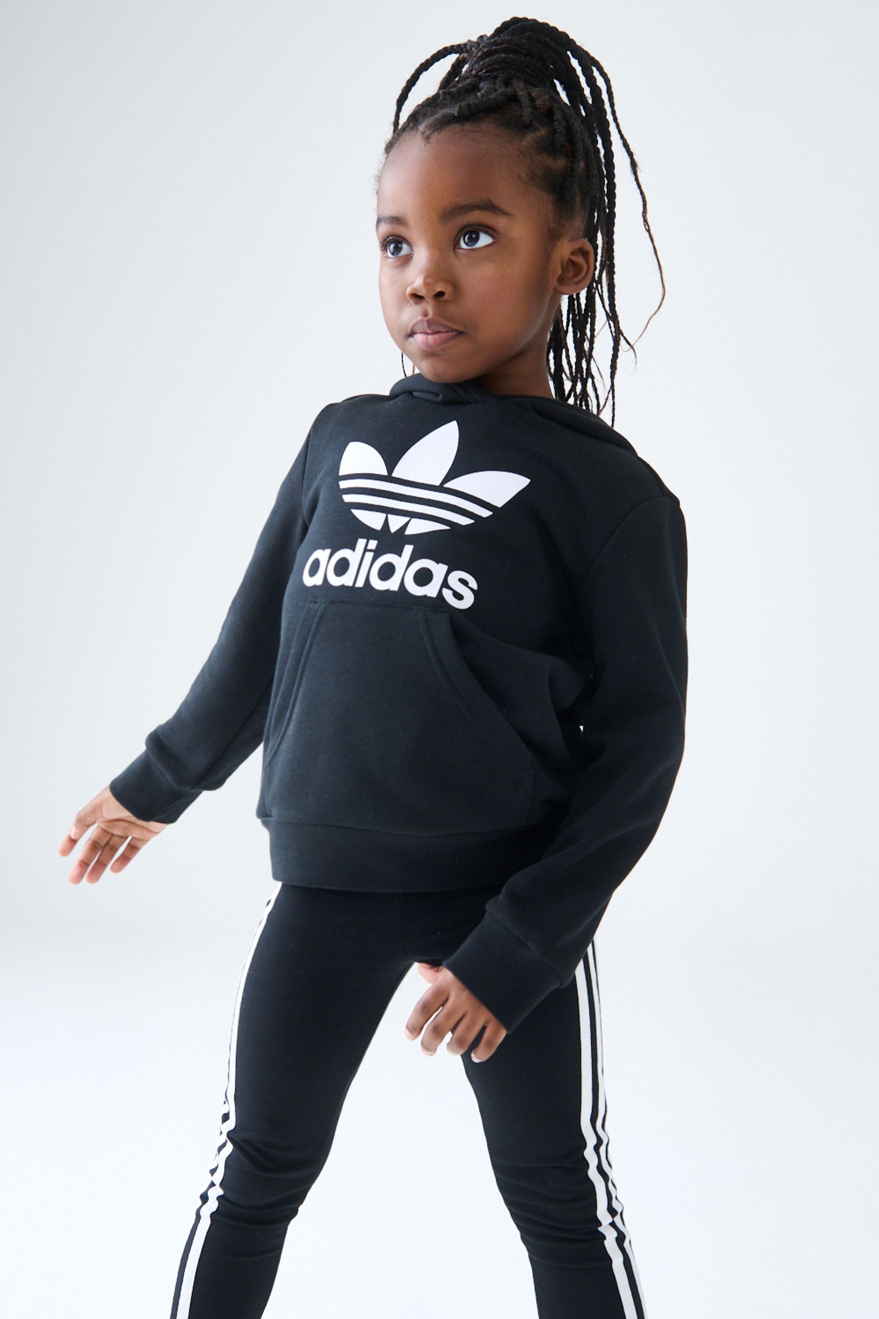 Buy adidas Originals Black Hoodie And Leggings Set from the Next UK online shop