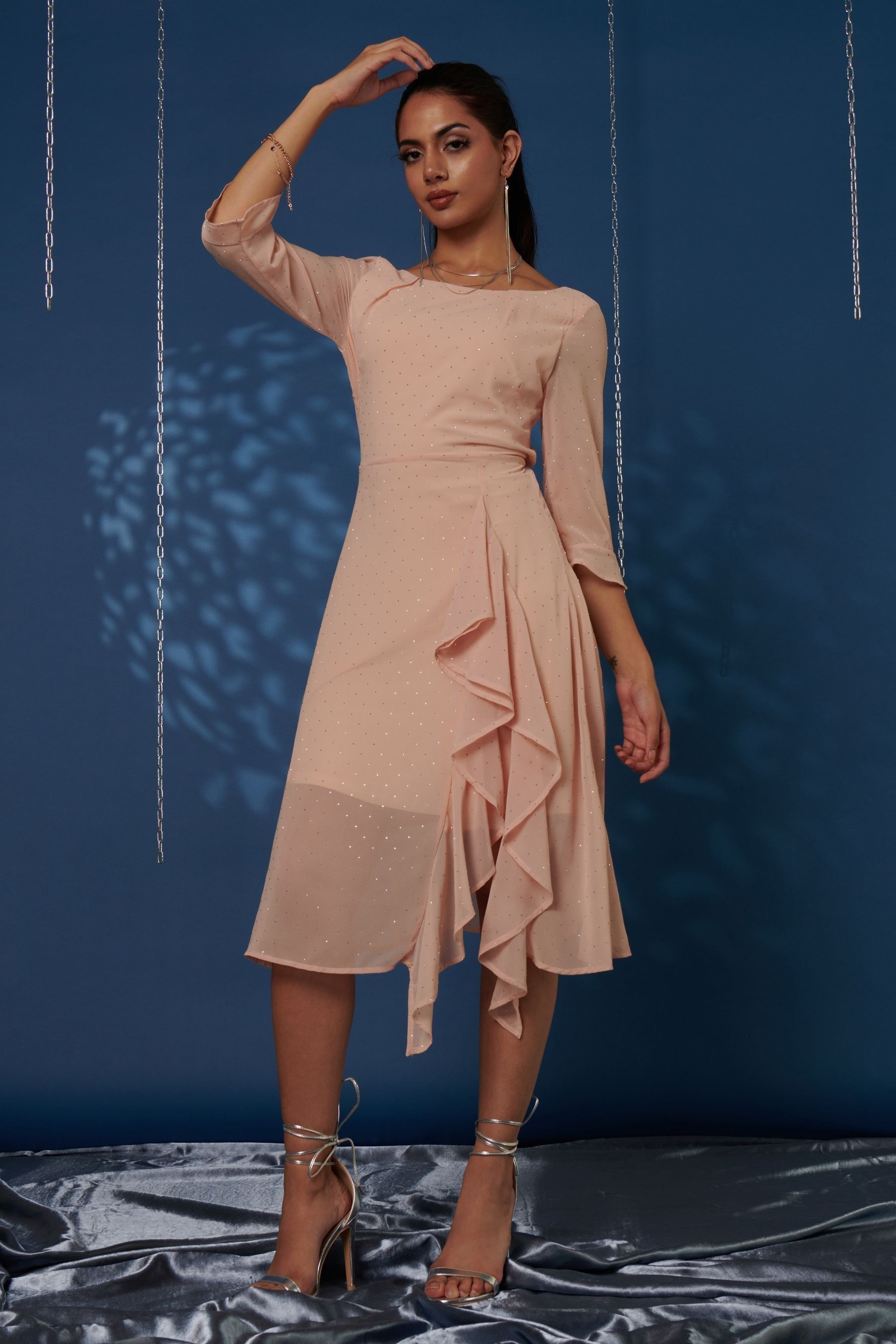Diamante clearance embellished dress