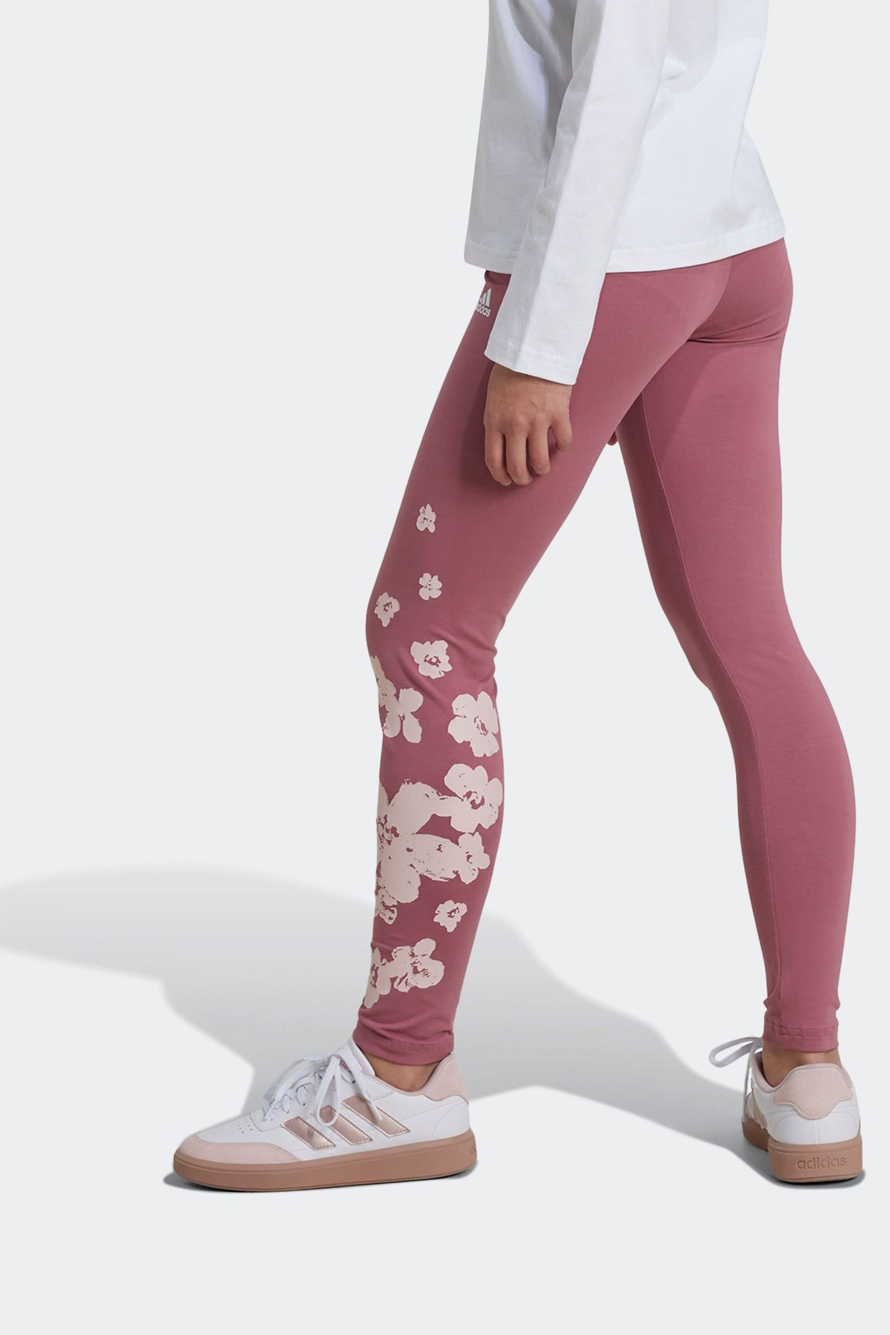 adidas White Essentials Top and Leggings Set