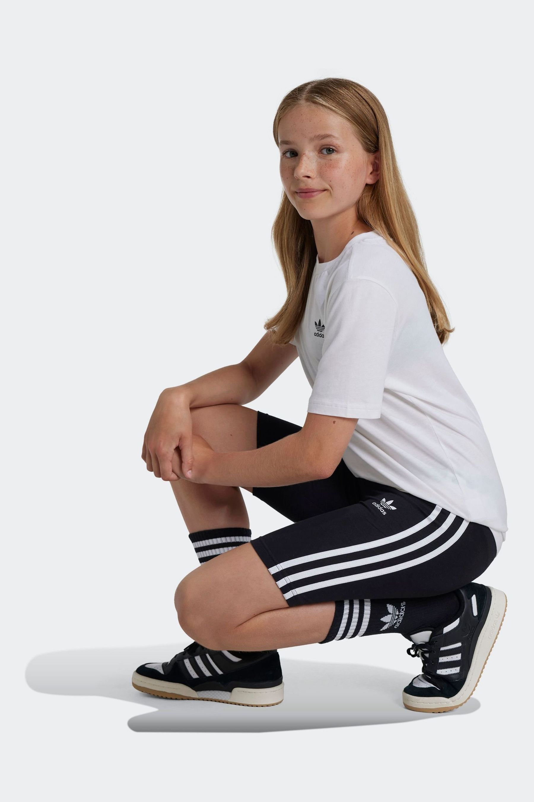 Adidas black cycling shorts clearance