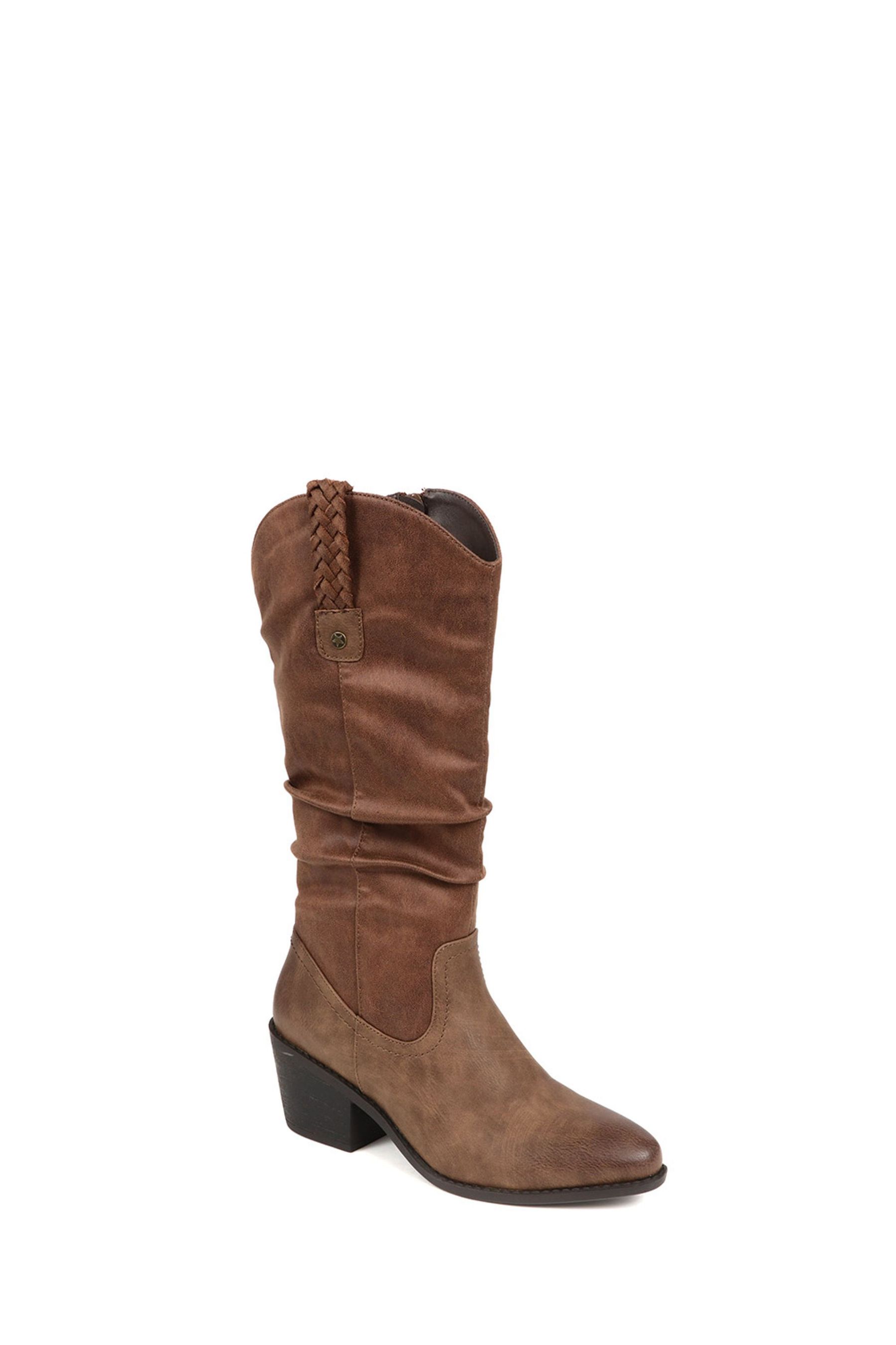 Pavers calf hot sale length boots