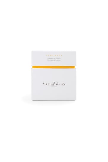 AromaWorks Clear Serenity Medium 30cl Scented Candle
