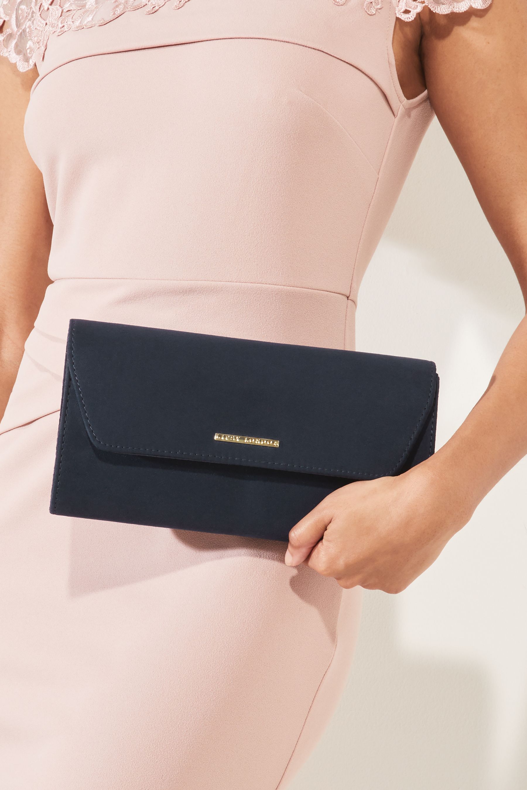 Buy Lipsy Navy Envelope Clutch Occasion Bag from the Next UK online shop