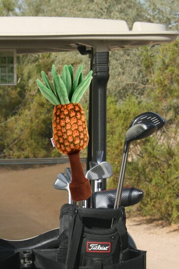 Daphnes Headcovers Brown Pineapple Golf Cover