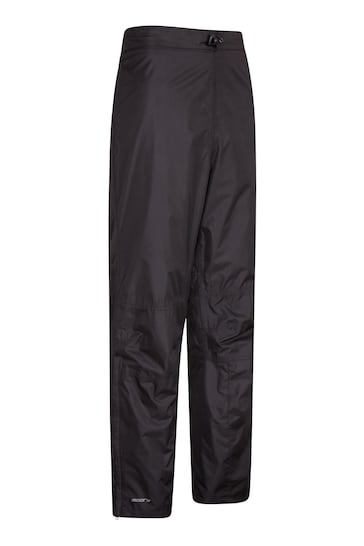 Mountain Warehouse Black Spray Mens Waterproof Trousers