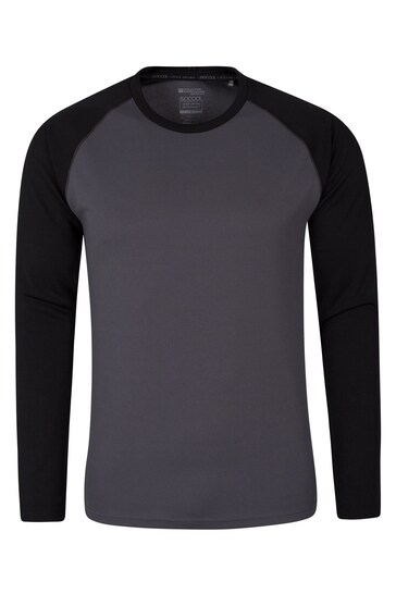 Buy Mountain Warehouse Black Endurance Mens Long Sleeved Top from the ...