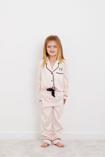 Personalised HA Mini Childrens Long Sleeve Pyjama Set By HA Design