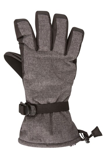 Mountain Warehouse Lodge Mens Ski Gloves - Grey | Size XL