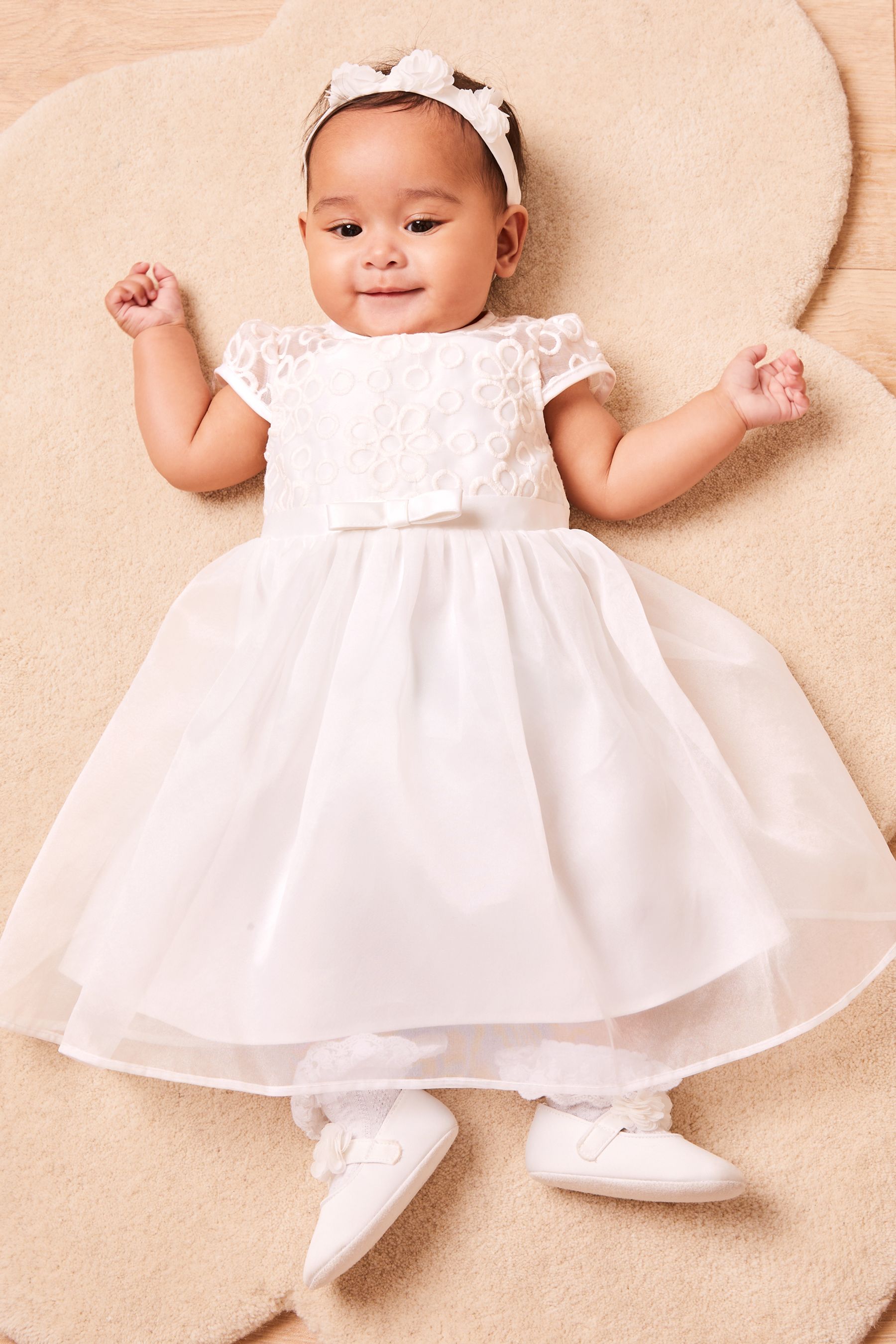 Lipsy embroidered on sale button dress
