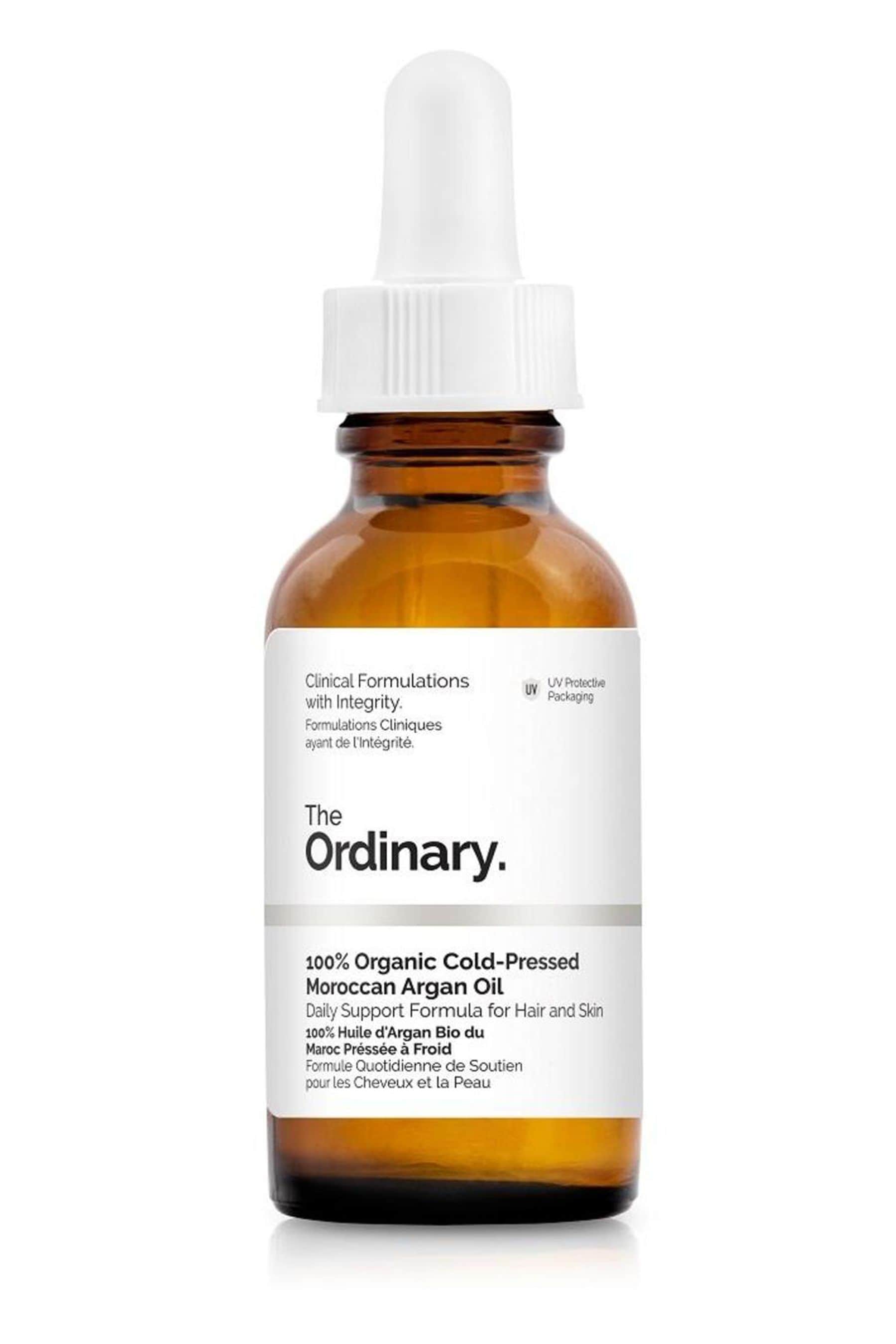 The Ordinary 100 Organic Cold Pressed Moroccan Argan Oil 30ml