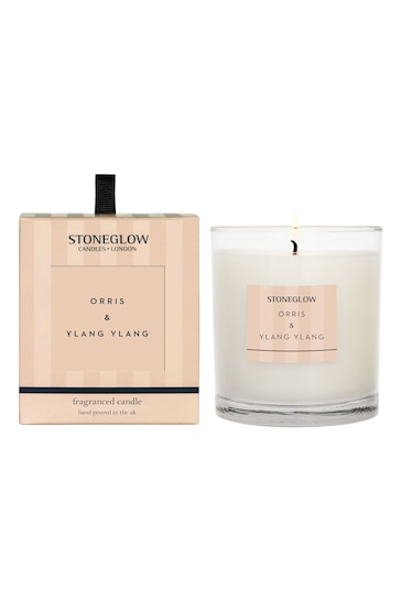 Stoneglow Clear Modern Classics Orris and Ylang Ylang Tumbler Scented Candle
