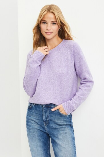 Vero Moda Lilac Round Neck Soft Touch Cosy Knitted Jumper