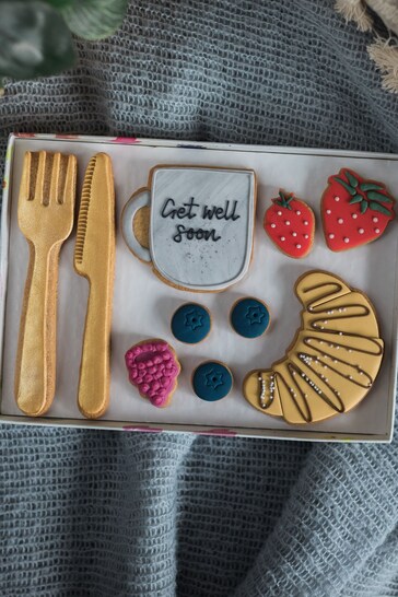 Personalised Breakfast in Bed Biscuit Gift by Honeywell Bakes