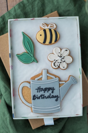 Personalised Garden Lover Biscuit Gift Set by Honeywell Bakes