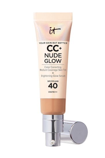 IT Cosmetics CC+ Nude Glow Lightweight Foundation + Glow Serum with SPF 40