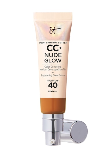 IT Cosmetics CC+ Nude Glow Lightweight Foundation + Glow Serum with SPF 40