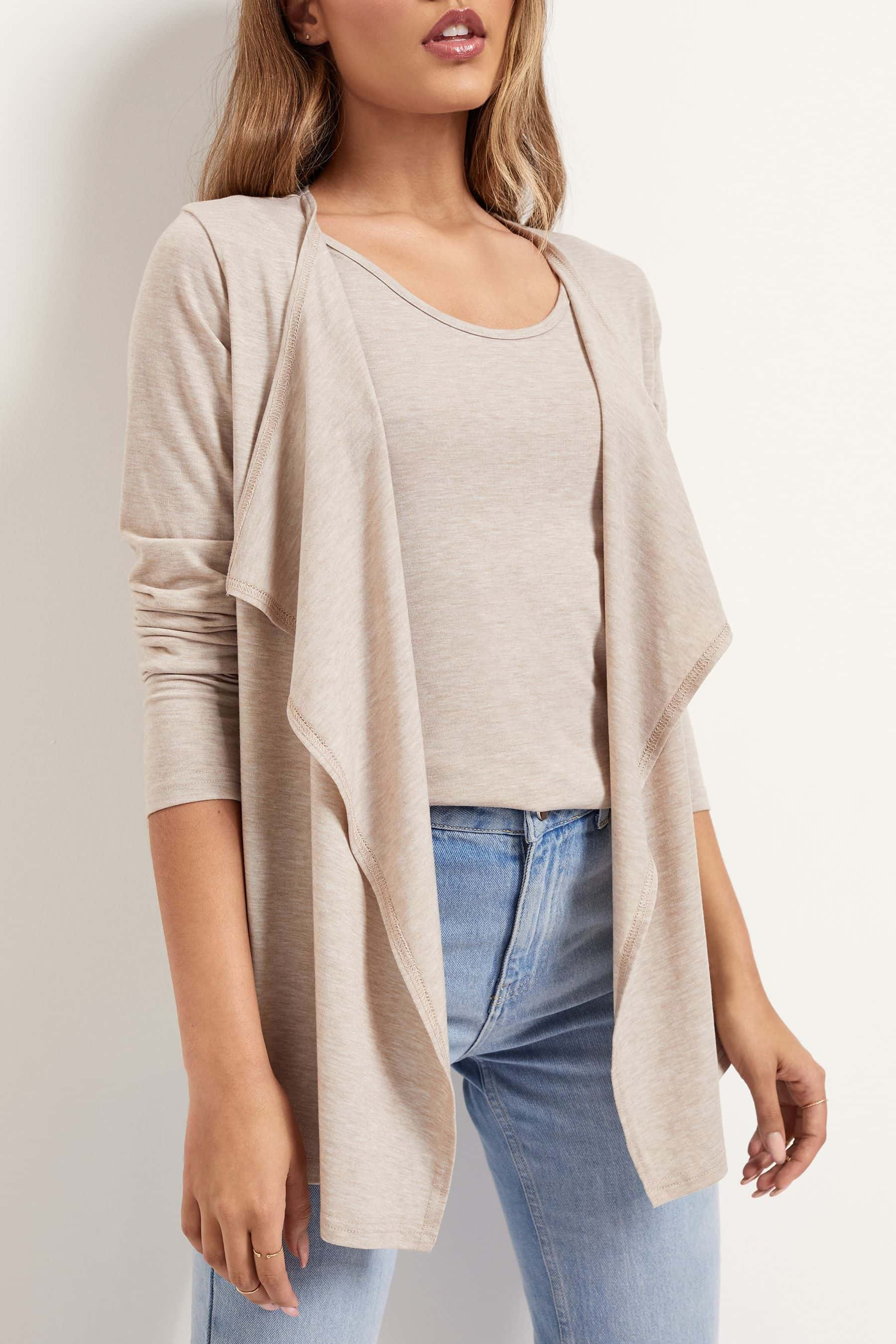 Petite 2025 waterfall cardigan