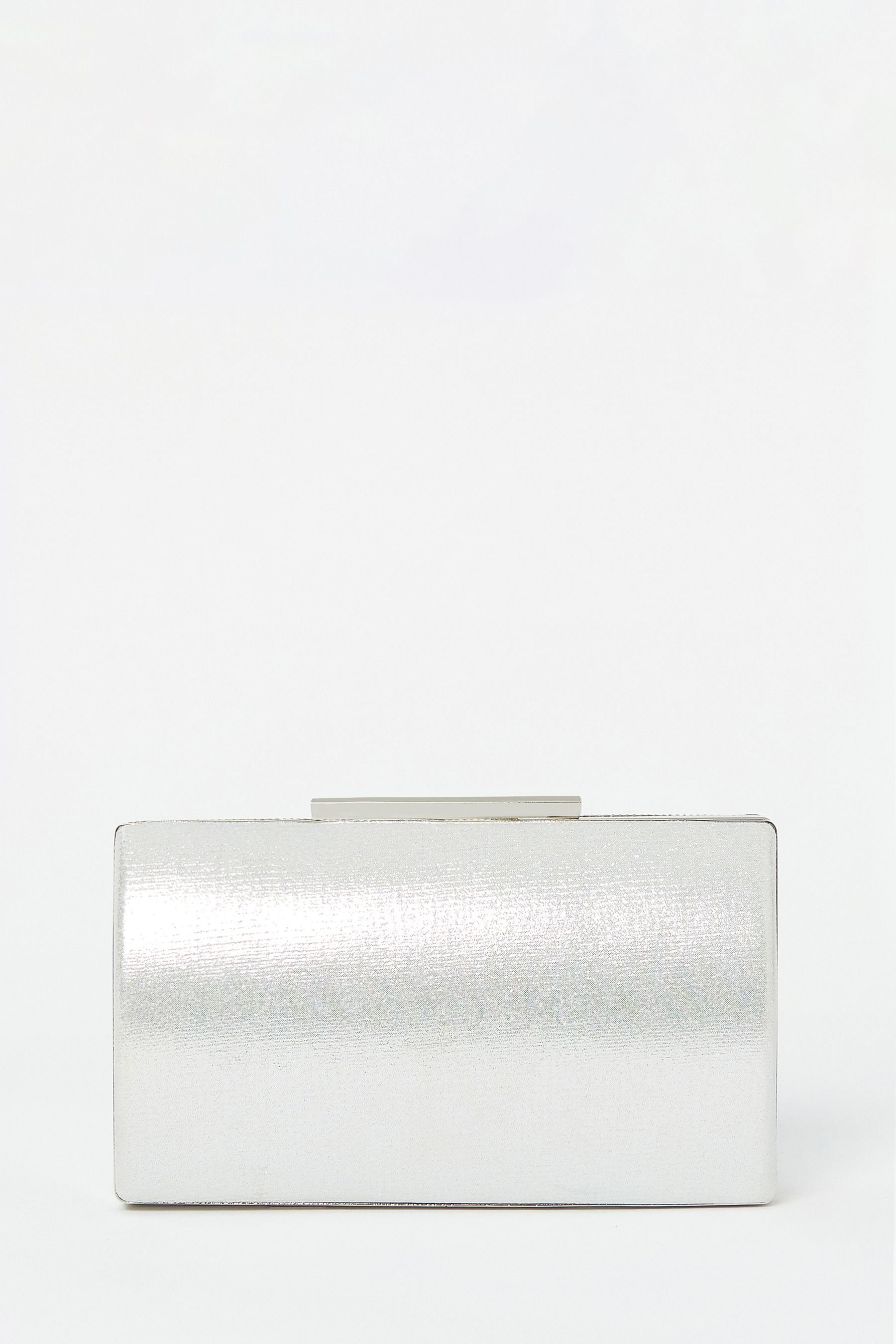 Lipsy Silver Diamante Clutch Ocassion Bag