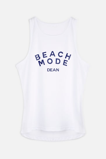Personalised Beach Mode Vest by Dollymix