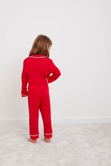 Personalised Mini Girls Long Sleeve Pyjama Set by HA Design