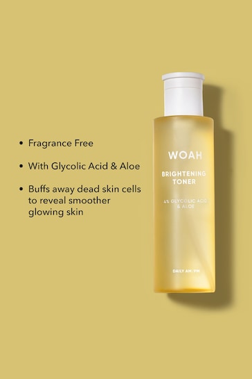 WOAH by Next Brightening Toner 240ml Vegan Friendly