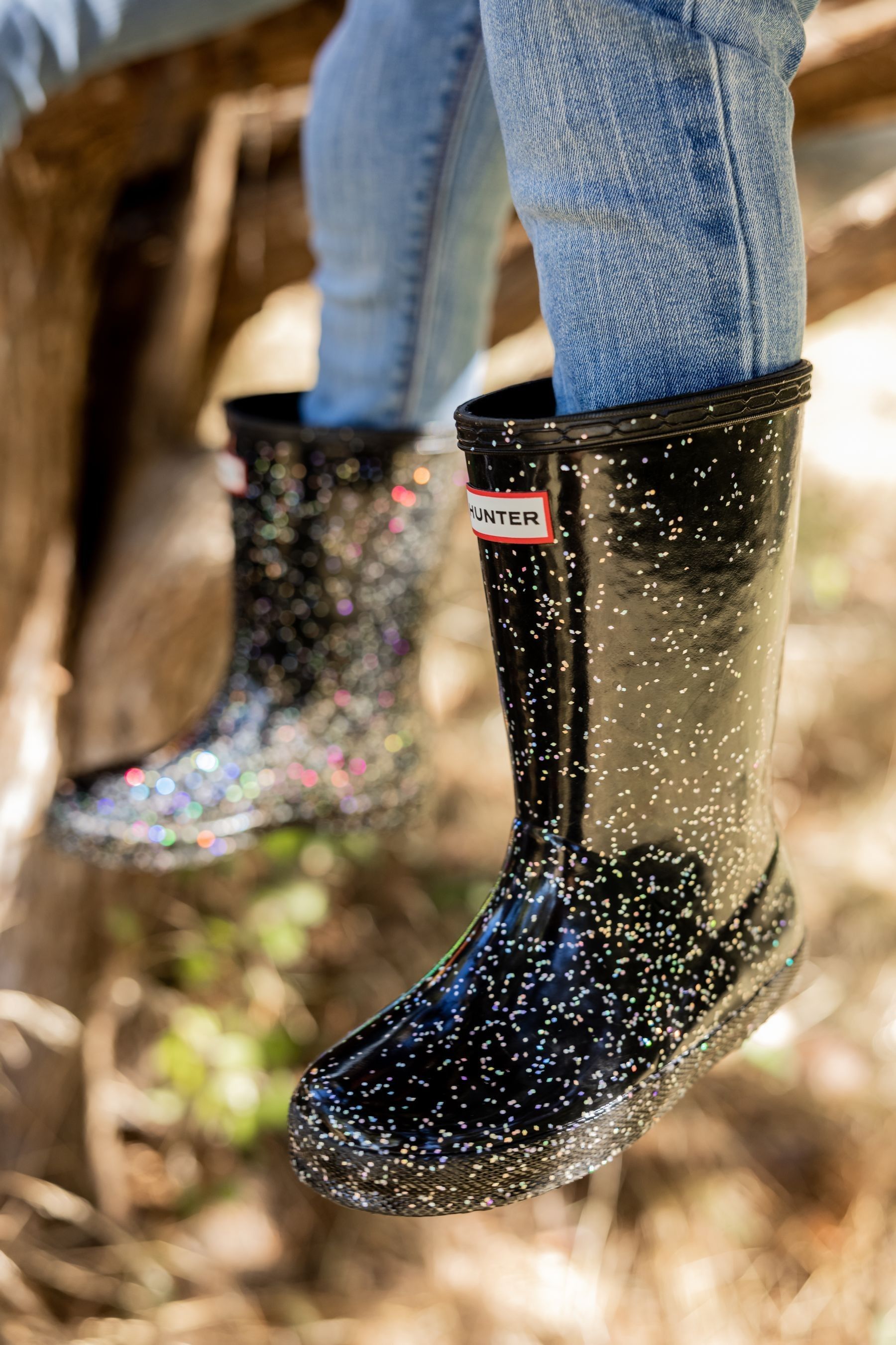 Buy Hunter Little Kids Original First Classic Glitter Wellies from