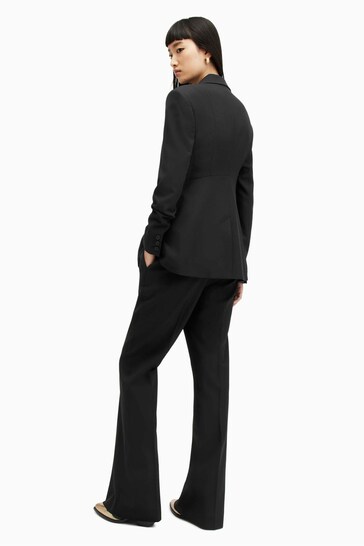 AllSaints Black Sevenh Trousers