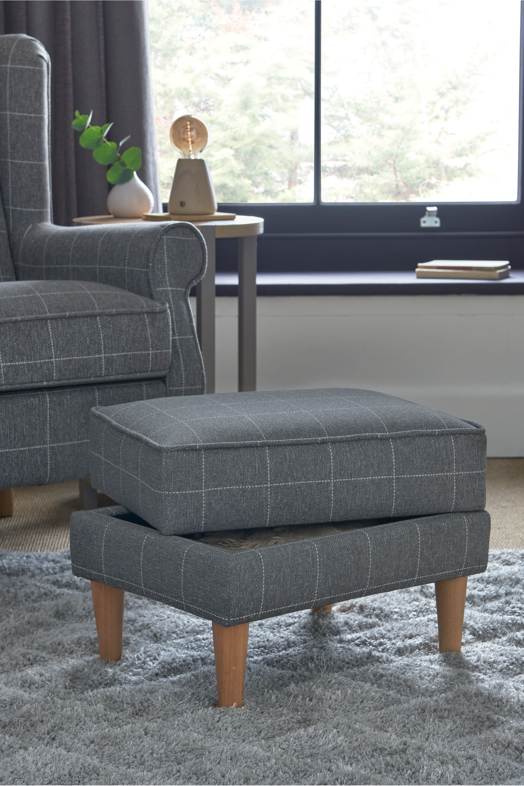 Sherlock chair sales and footstool