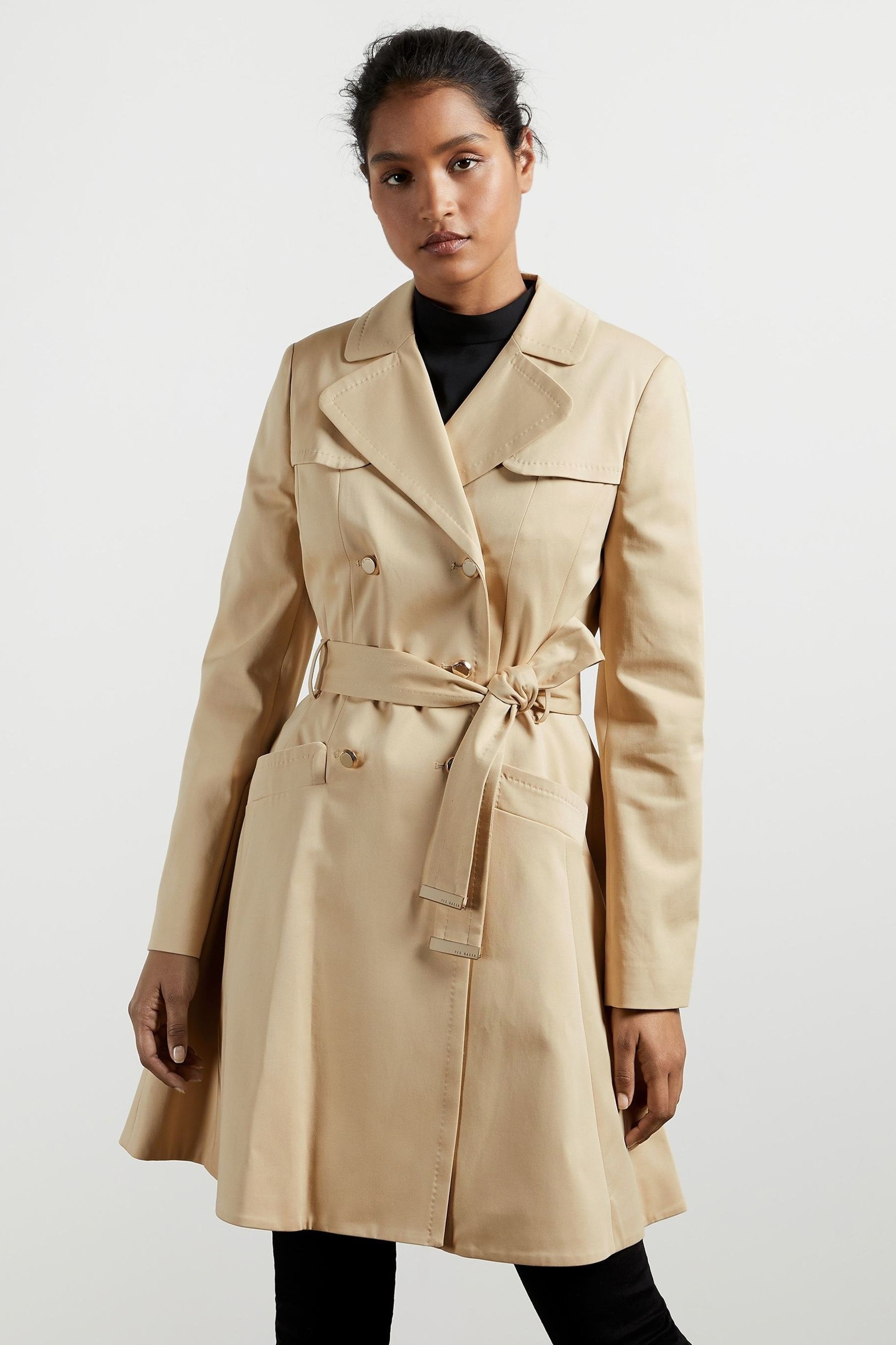 solid wool coat