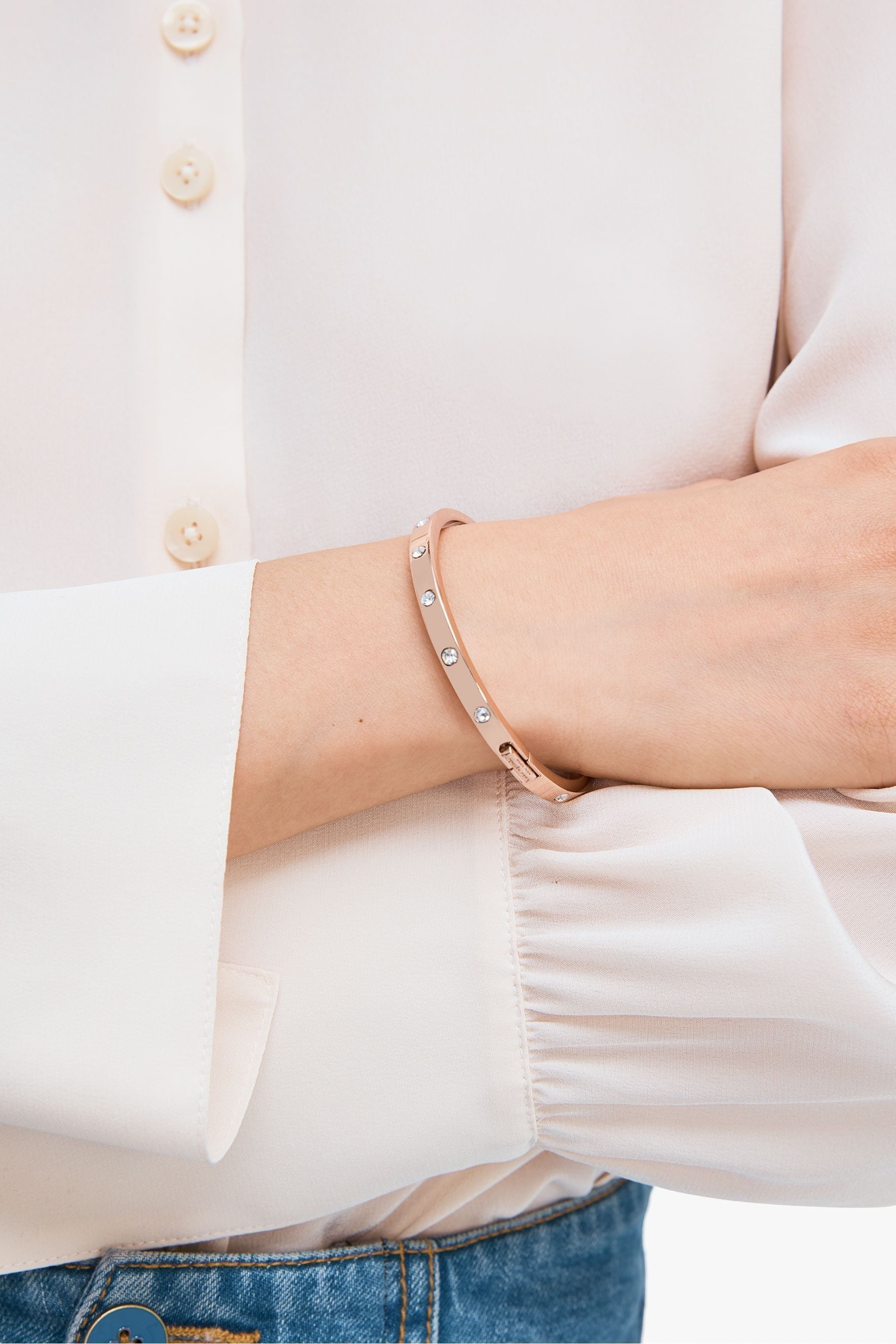 kate spade new york Set in Stone Hinged Bangle