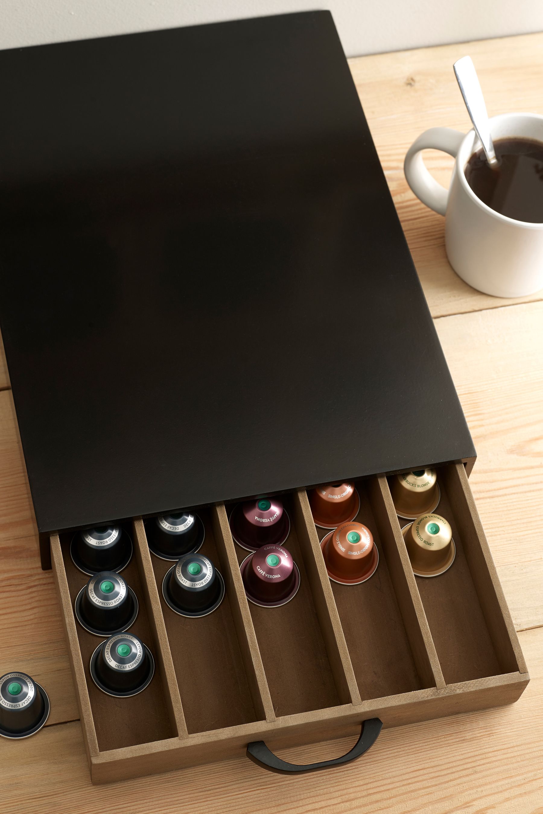 Coffee capsule drawer hot sale