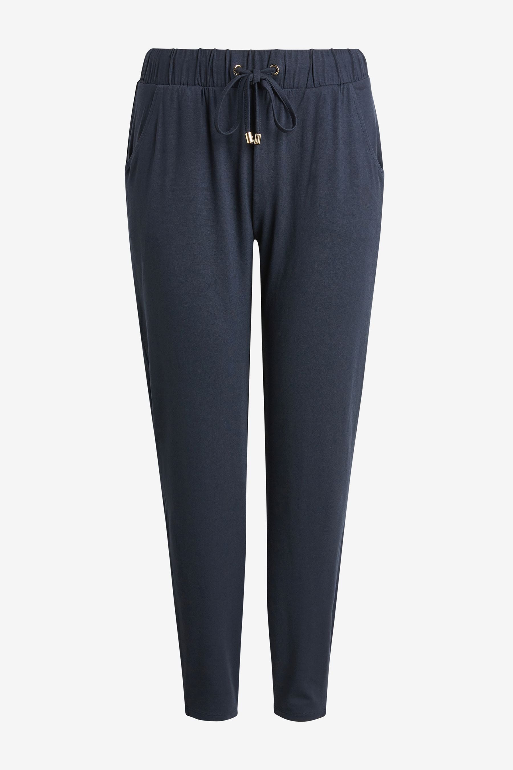 Navy Jersey Joggers