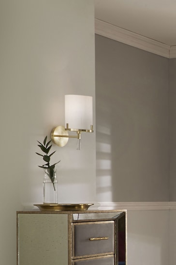 Pacific Gold Marble Effect Wall Light