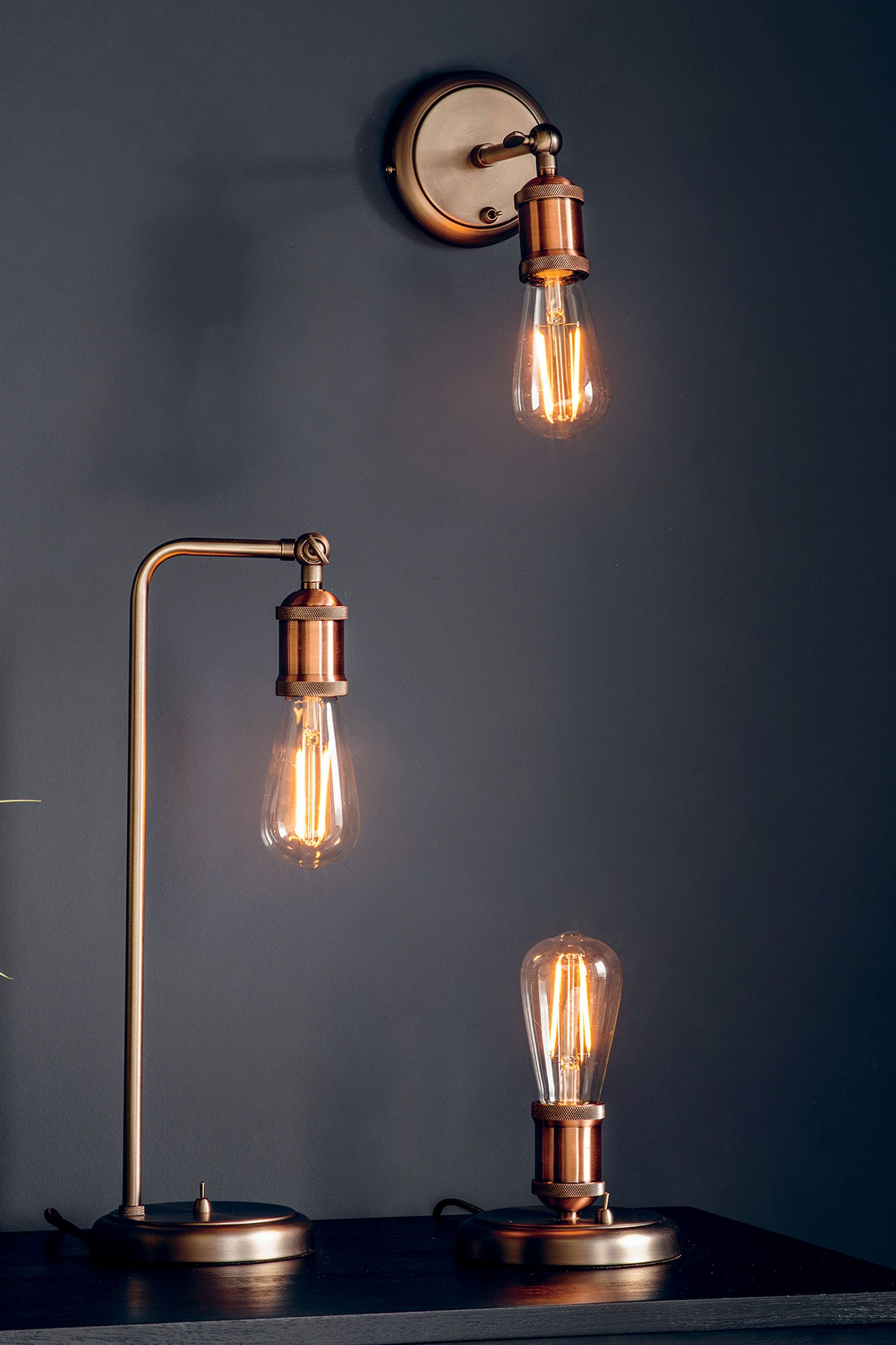 Next pipe sales table lamp